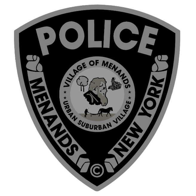 Menands Police Patch Blackout